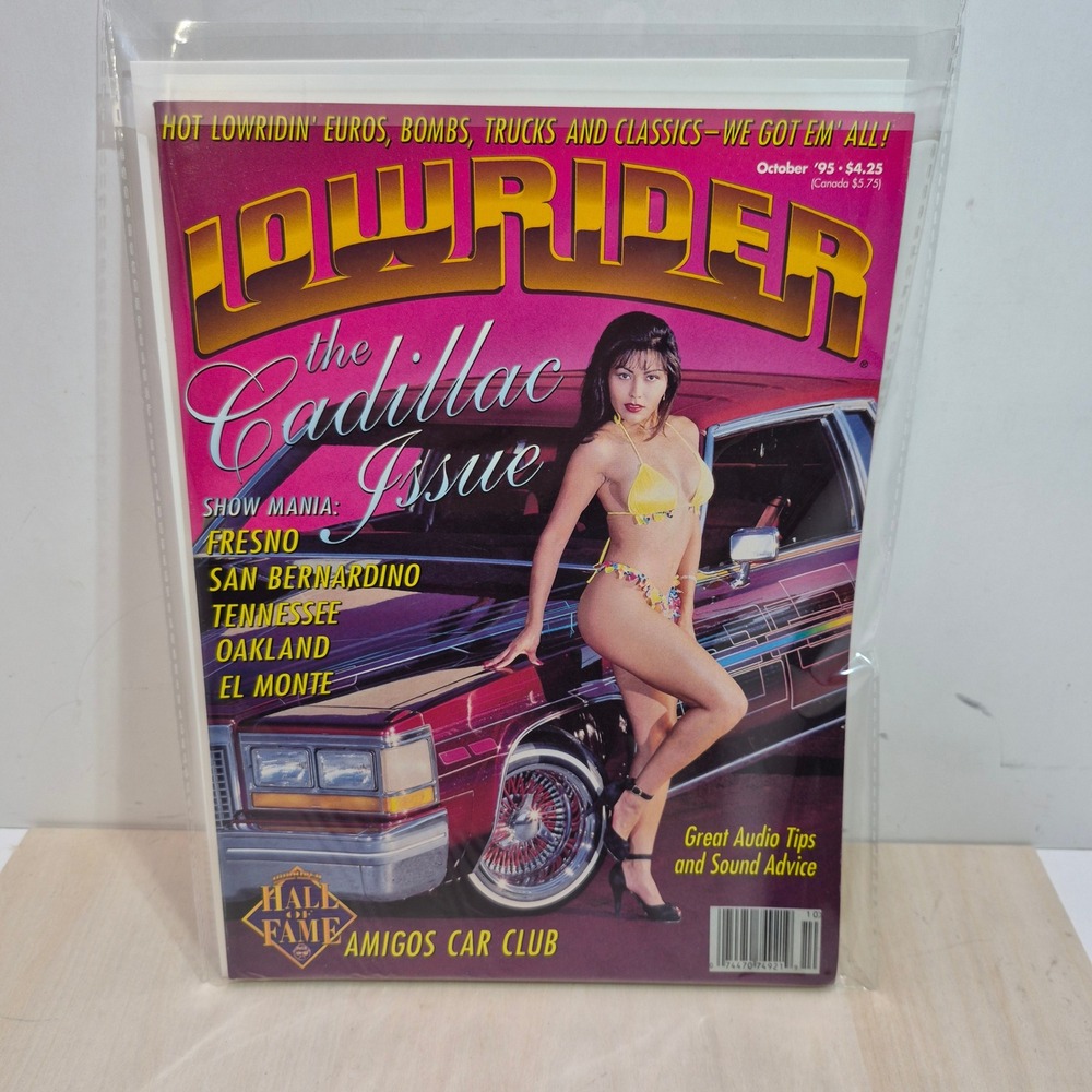 Lowrider Magazine October 1995 The Cadillac Issue Amigos Car Club Vintage